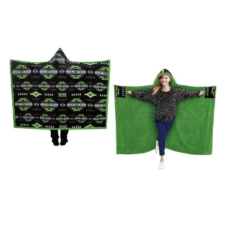 Southwestern Aztec Hooded Blanket