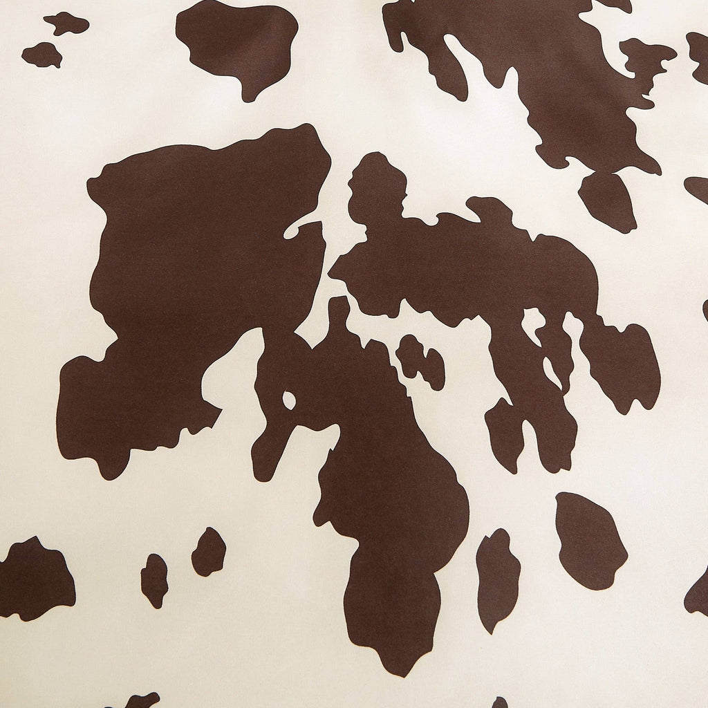 Rustic Cowhide Brown Cow Skull Comforter Set - 6 Piece Set