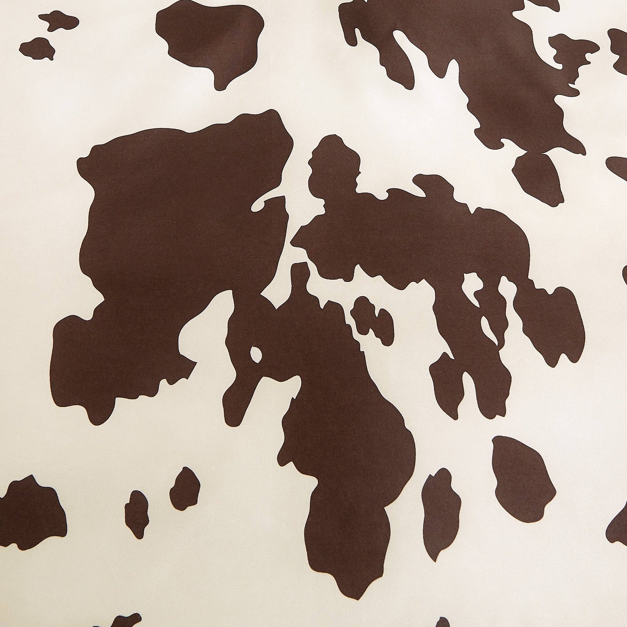 Rustic Cowhide Brown Cow Skull Comforter Set - 6 Piece Set