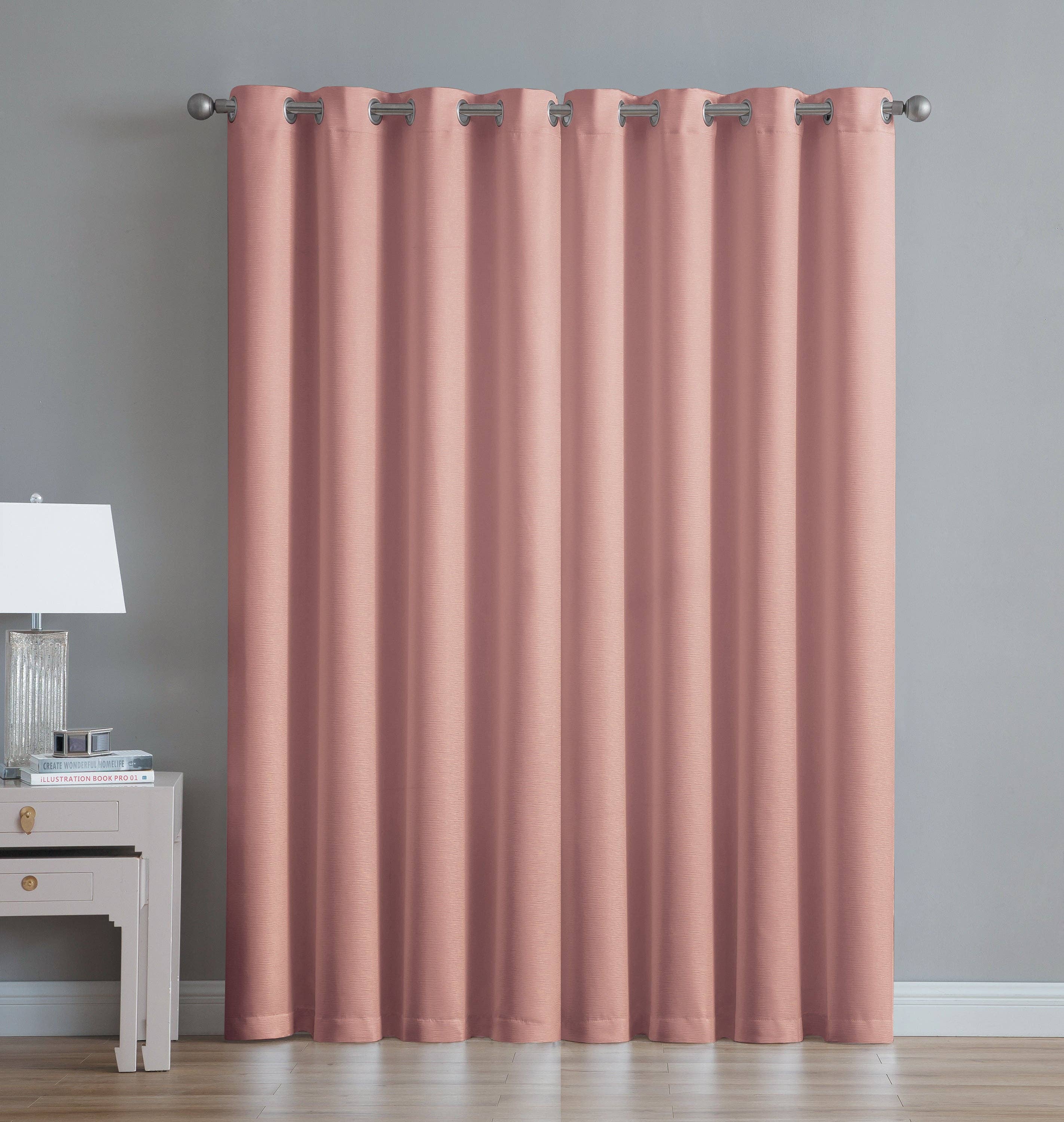 Abstract Grommet Top Thermal Insulated Blackout Window Curta