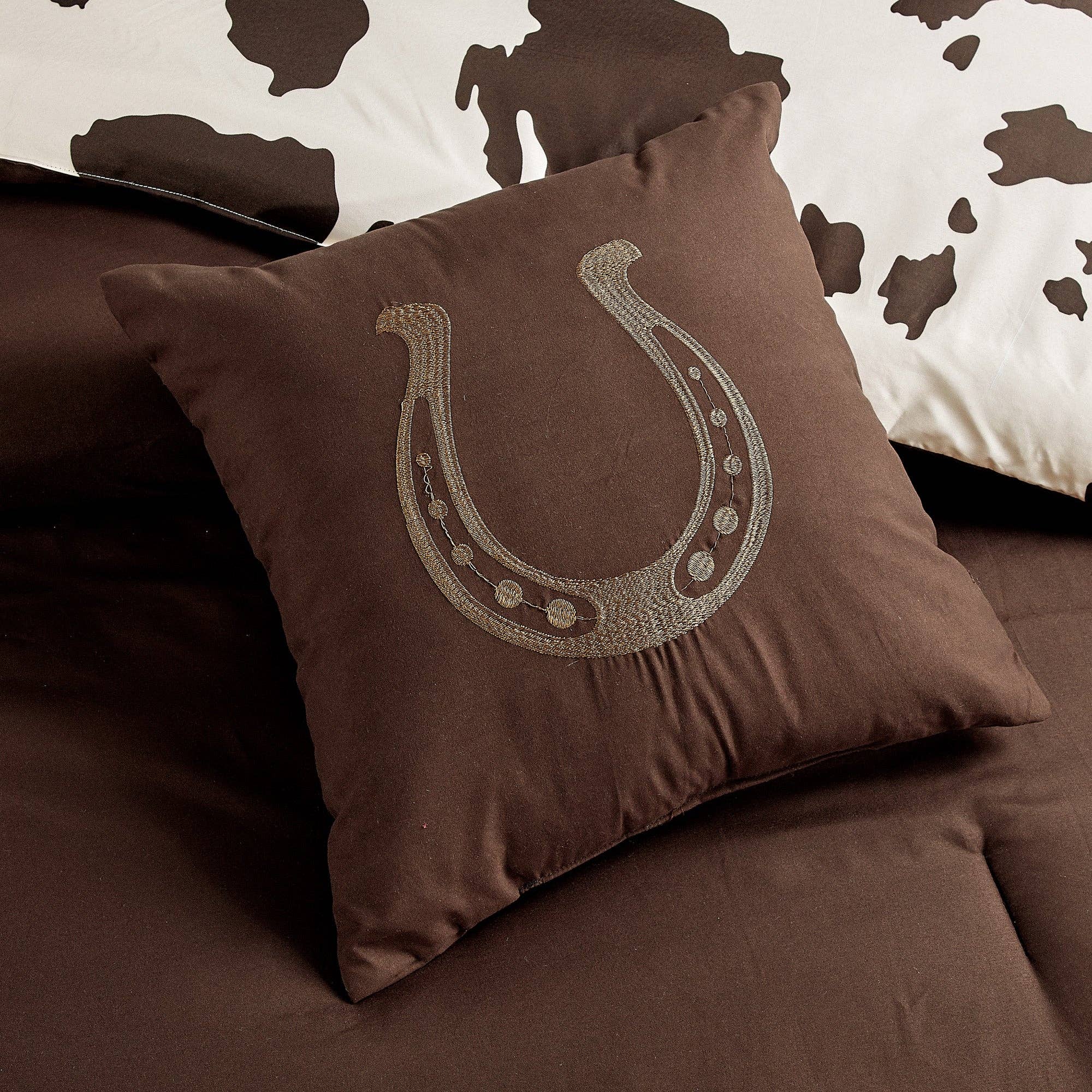 Reversible Rustic Cowhide - 7 Comforter Set