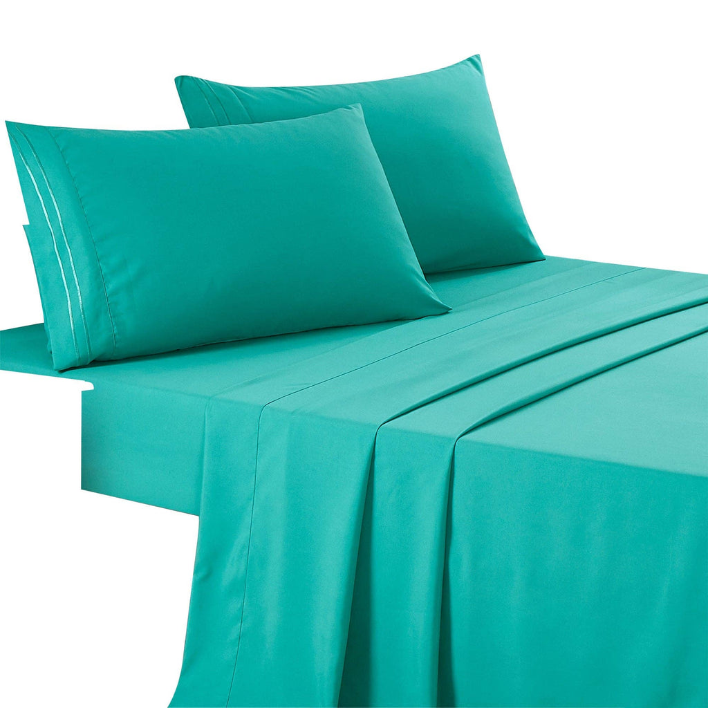 Soft Microfiber Deep Pocket Bed Sheets - 4 Piece Set