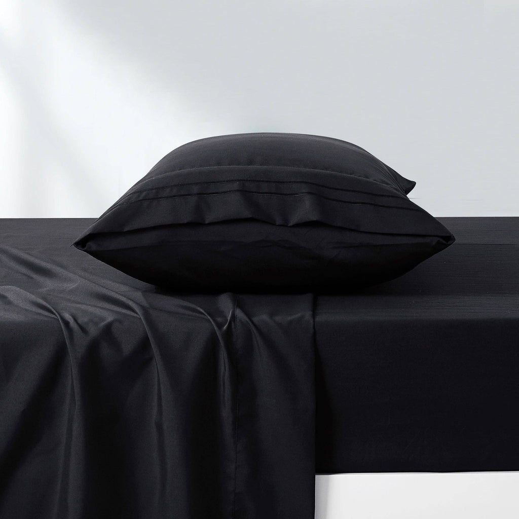 Soft Microfiber Deep Pocket Bed Sheets - 4 Piece Set