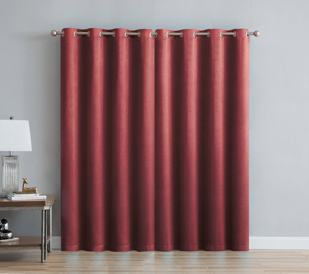 Abstract Grommet Top Thermal Insulated Blackout Window Curta