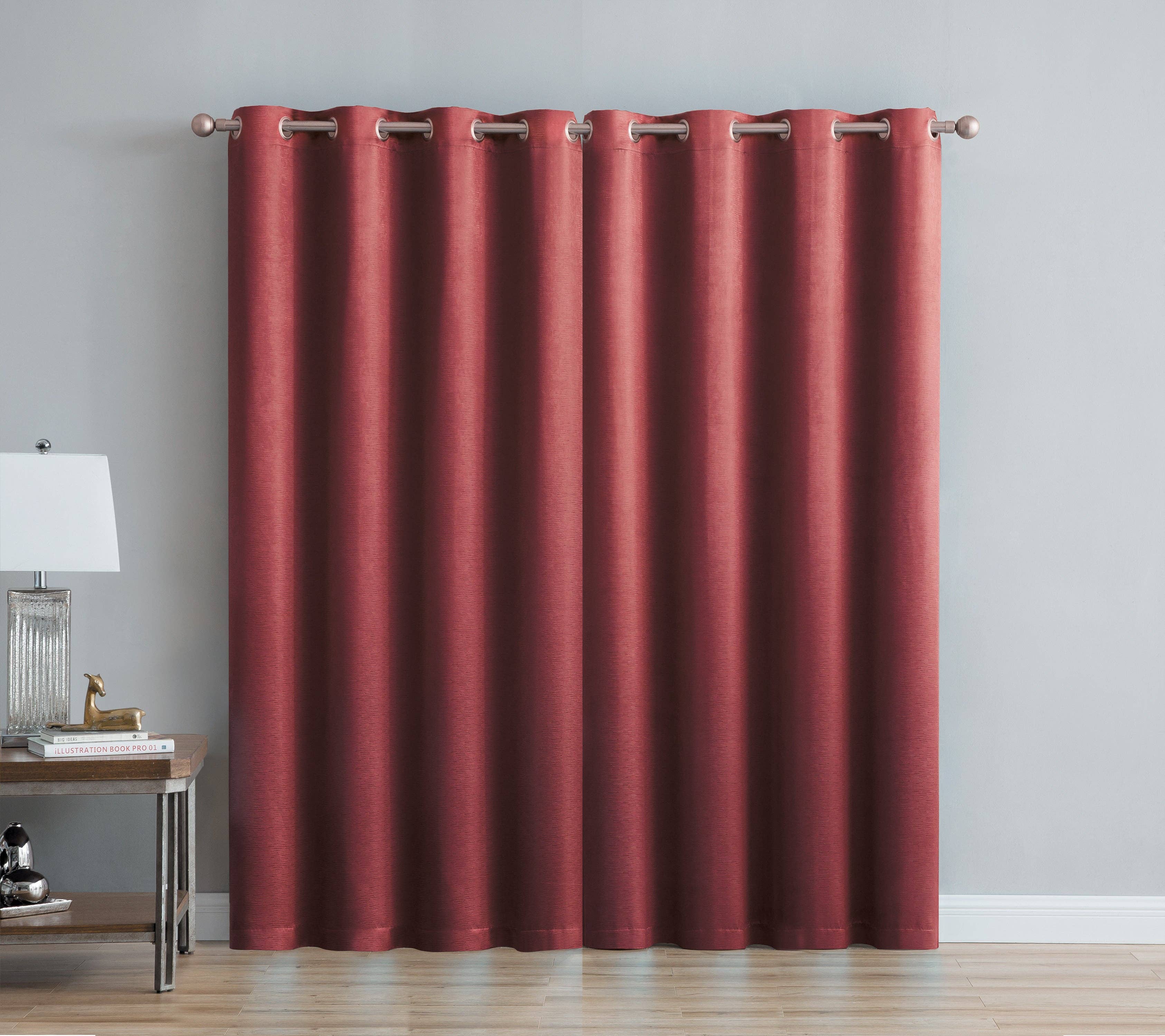 Abstract Grommet Top Thermal Insulated Blackout Window Curta