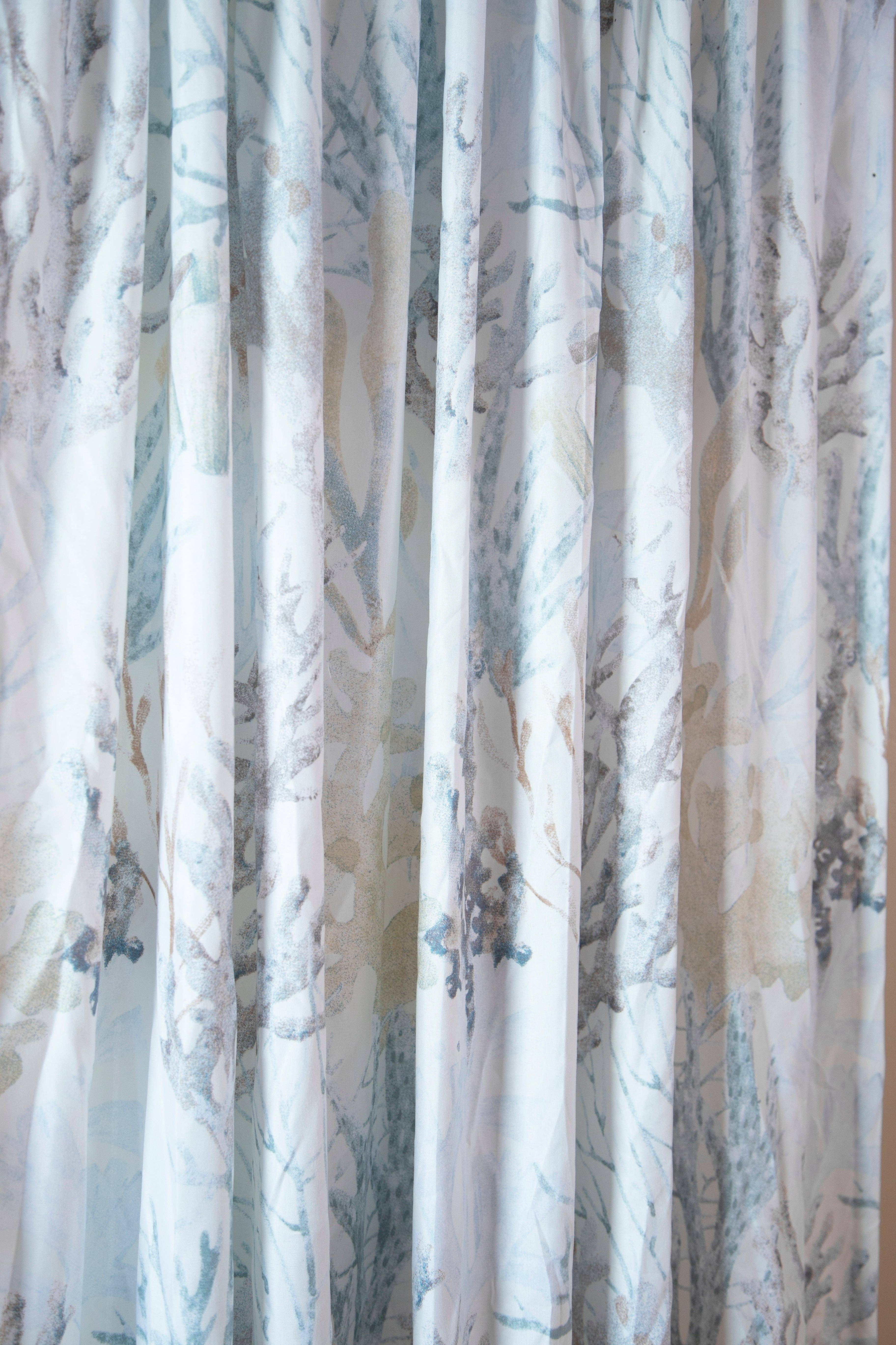 Summer Coastal Curtain Panels