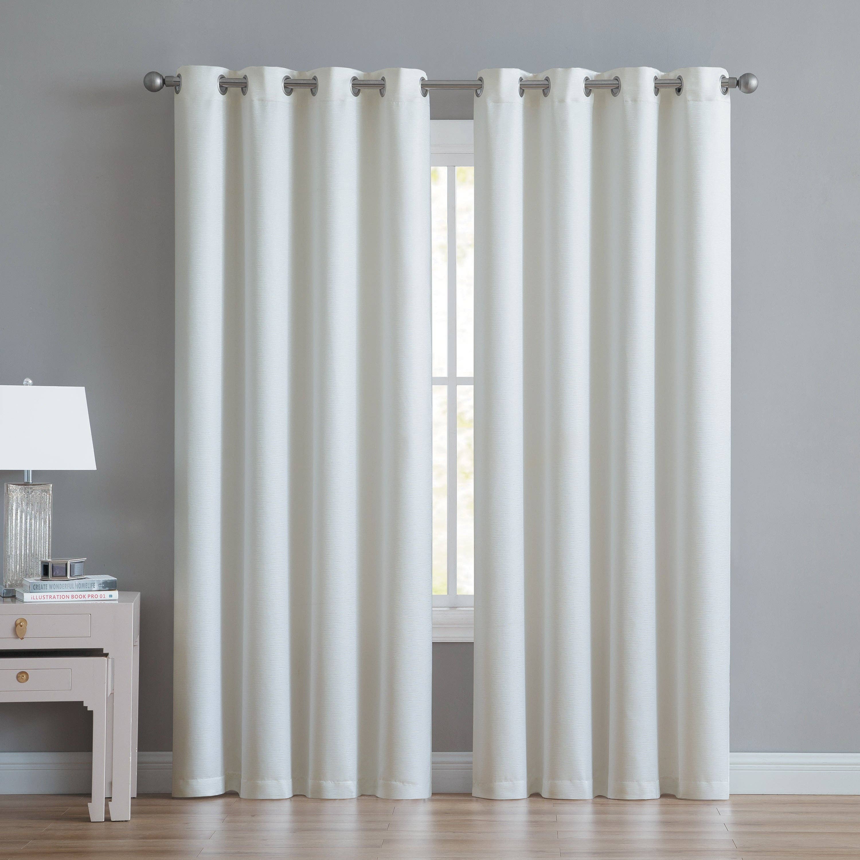 Abstract Grommet Top Thermal Insulated Blackout Window Curta