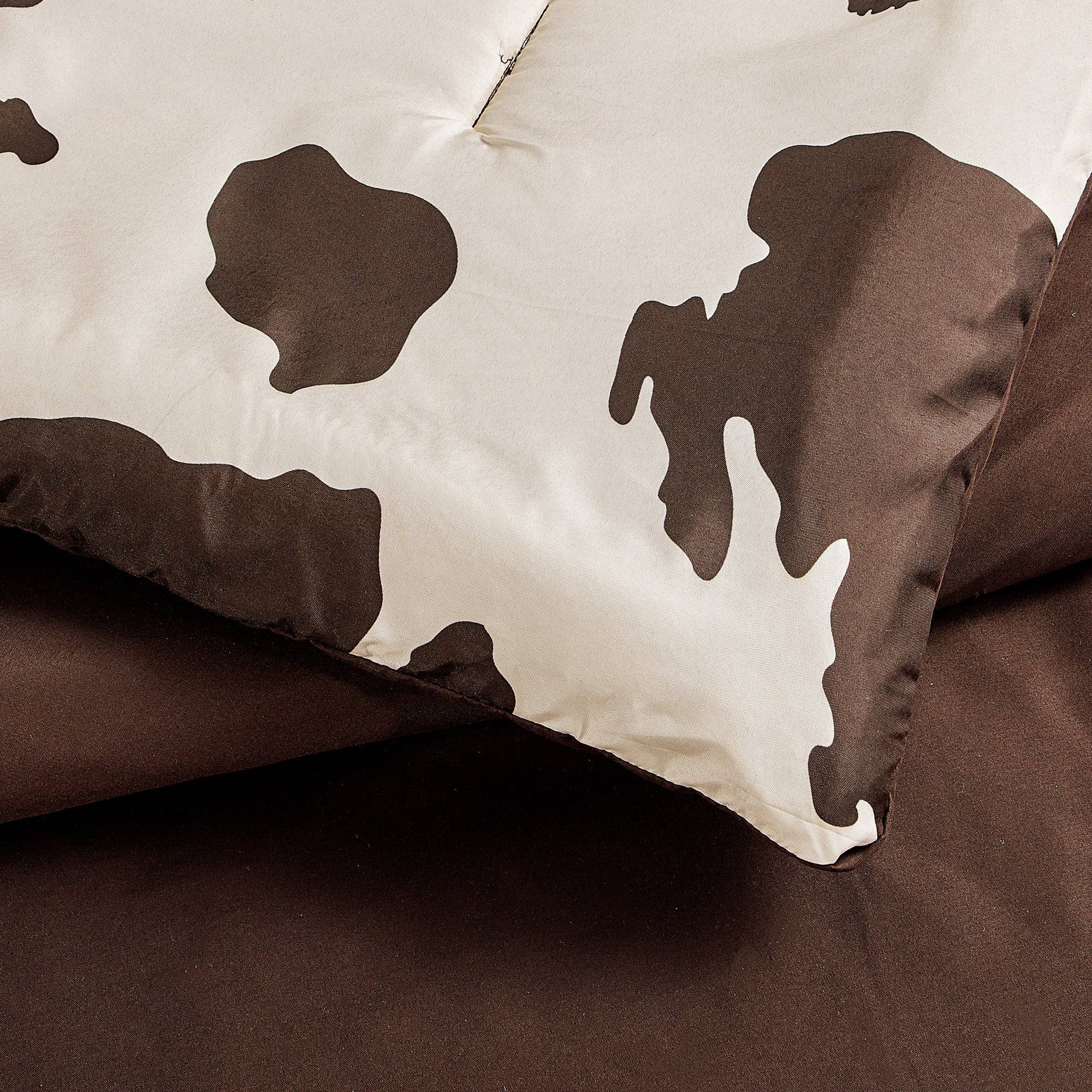 Reversible Rustic Cowhide - 7 Comforter Set