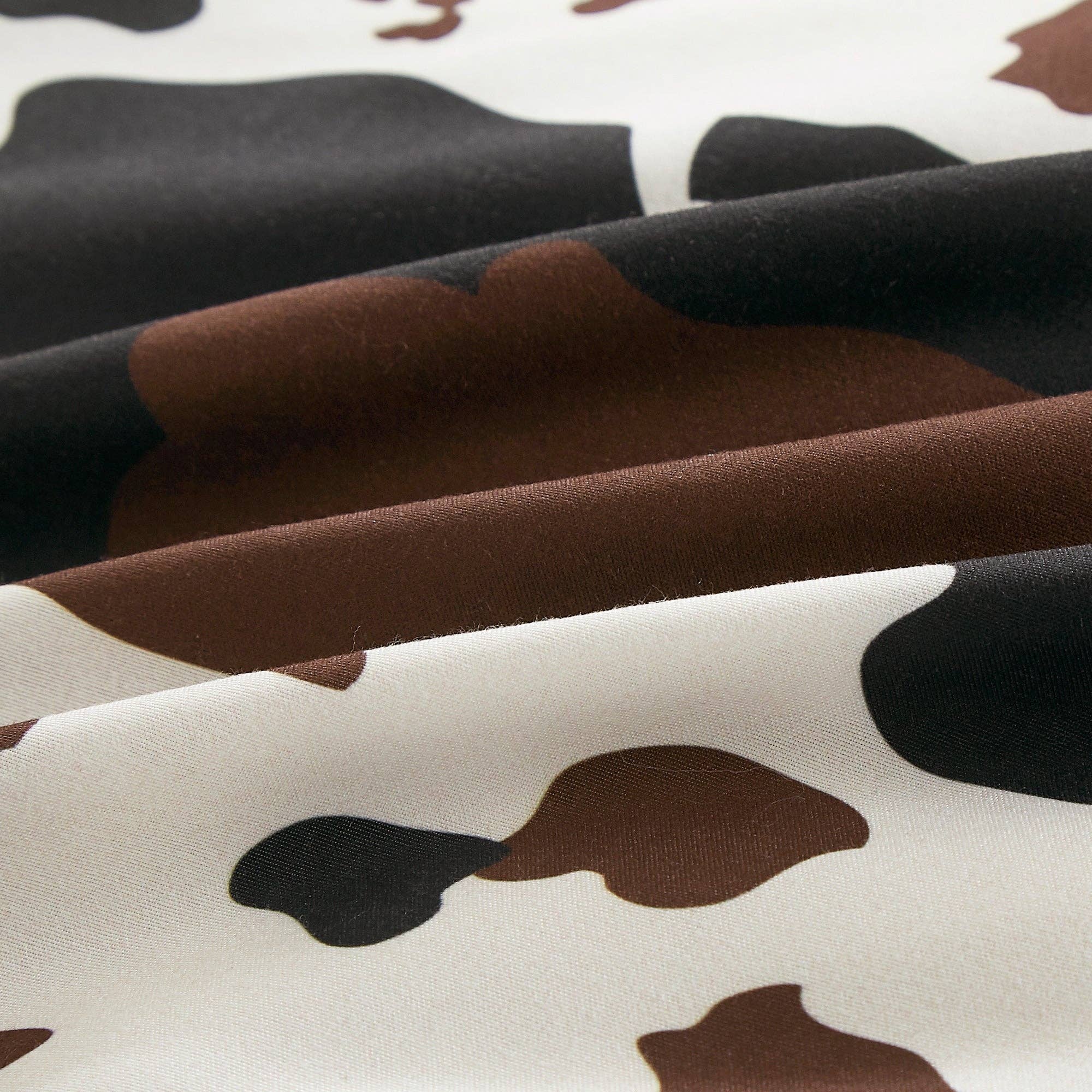Rustic Cowhide Lodge Comforter Set - 5 Piece Set