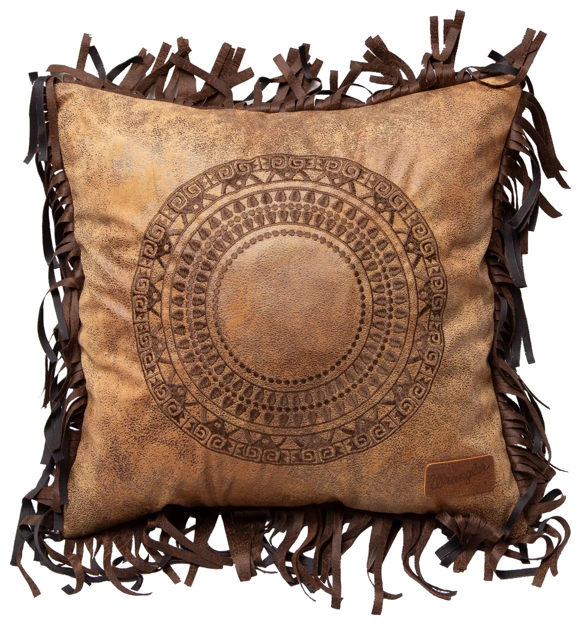 Wrangler® Circle of Life Faux Leather Pillow