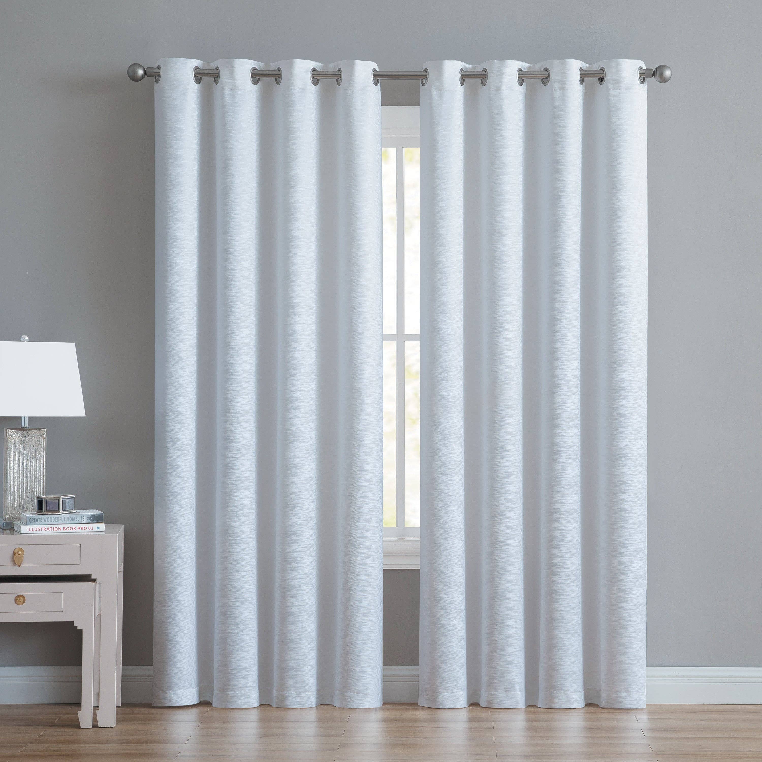 Abstract Grommet Top Thermal Insulated Blackout Window Curta