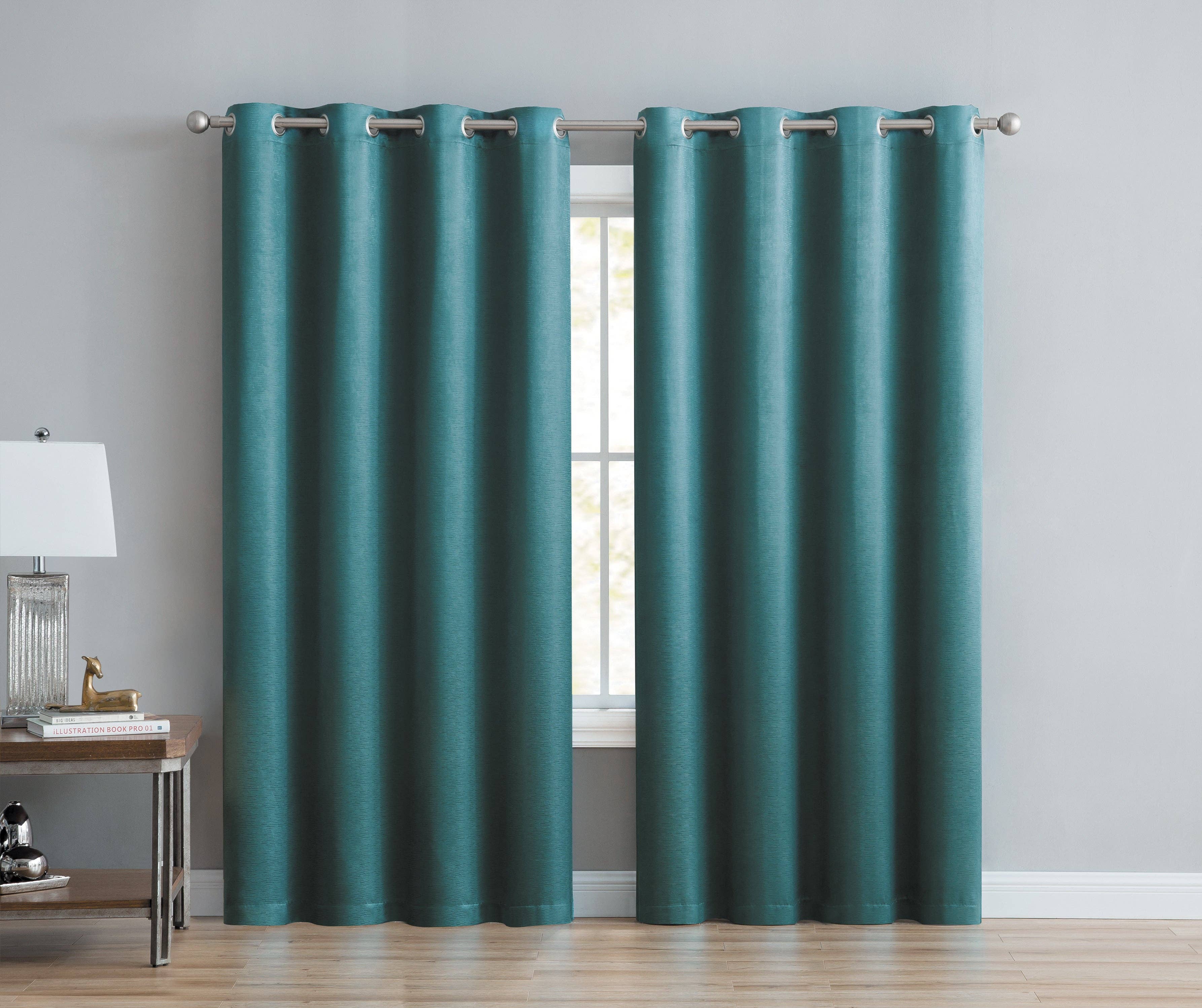 Abstract Grommet Top Thermal Insulated Blackout Window Curta