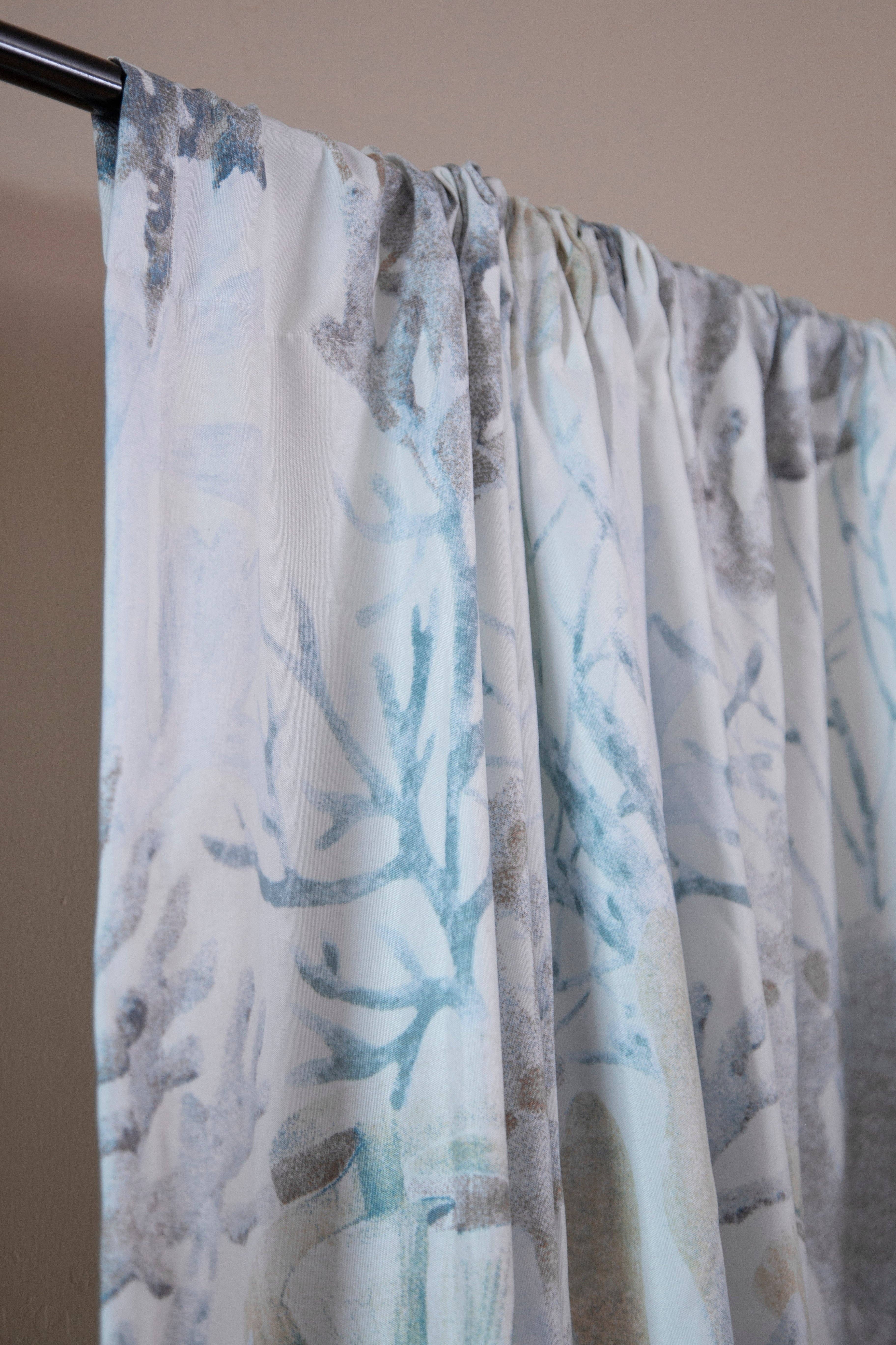 Summer Coastal Curtain Panels