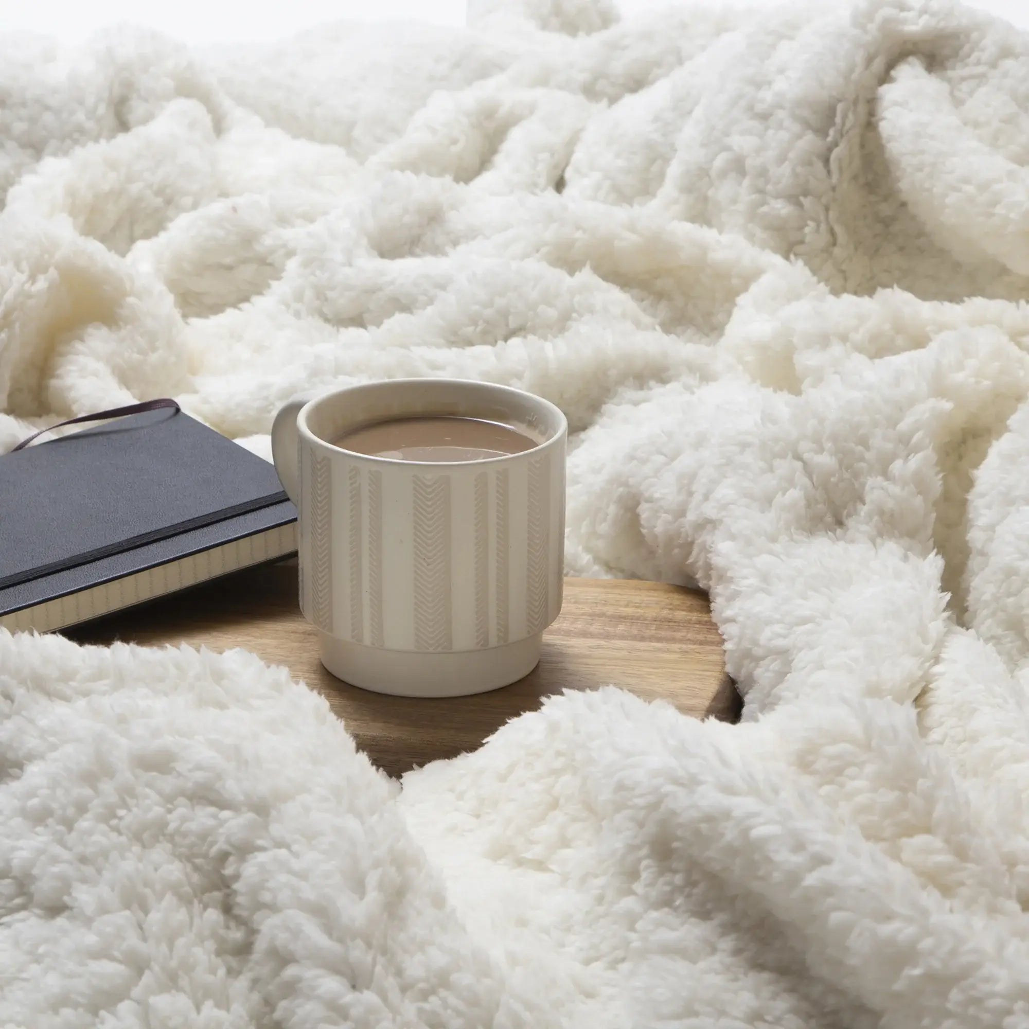 Running on the Range Plush Sherpa Throw