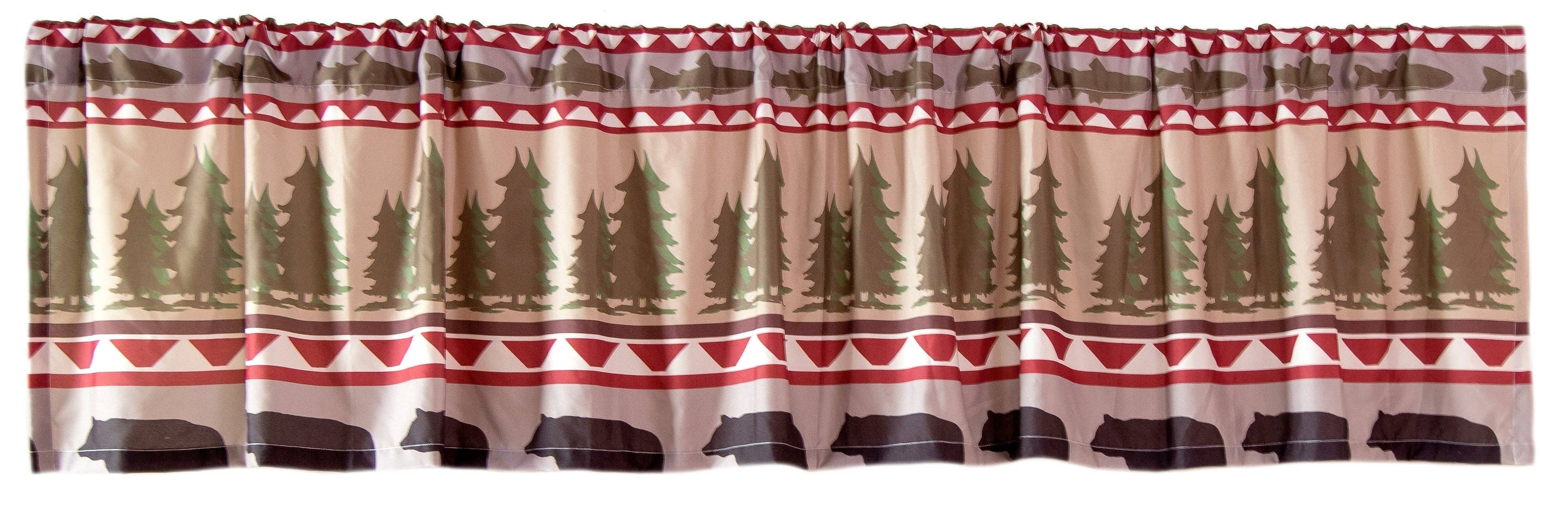 Bear Stripe Valance