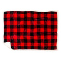 Lumberjack Red Plaid Dog Blanket