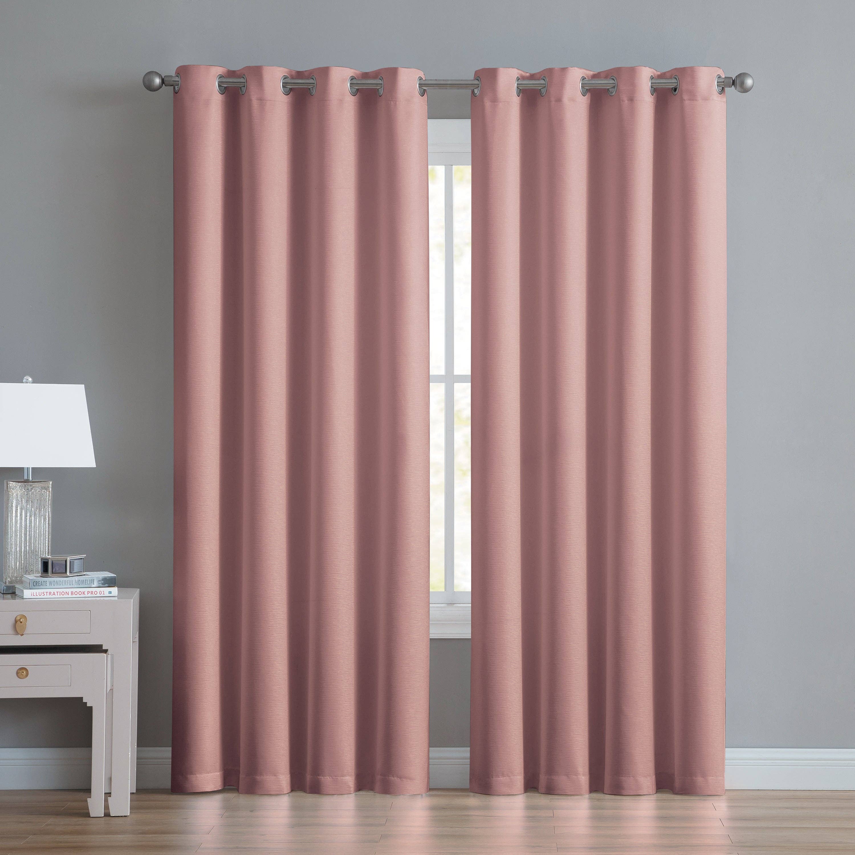 Abstract Grommet Top Thermal Insulated Blackout Window Curta