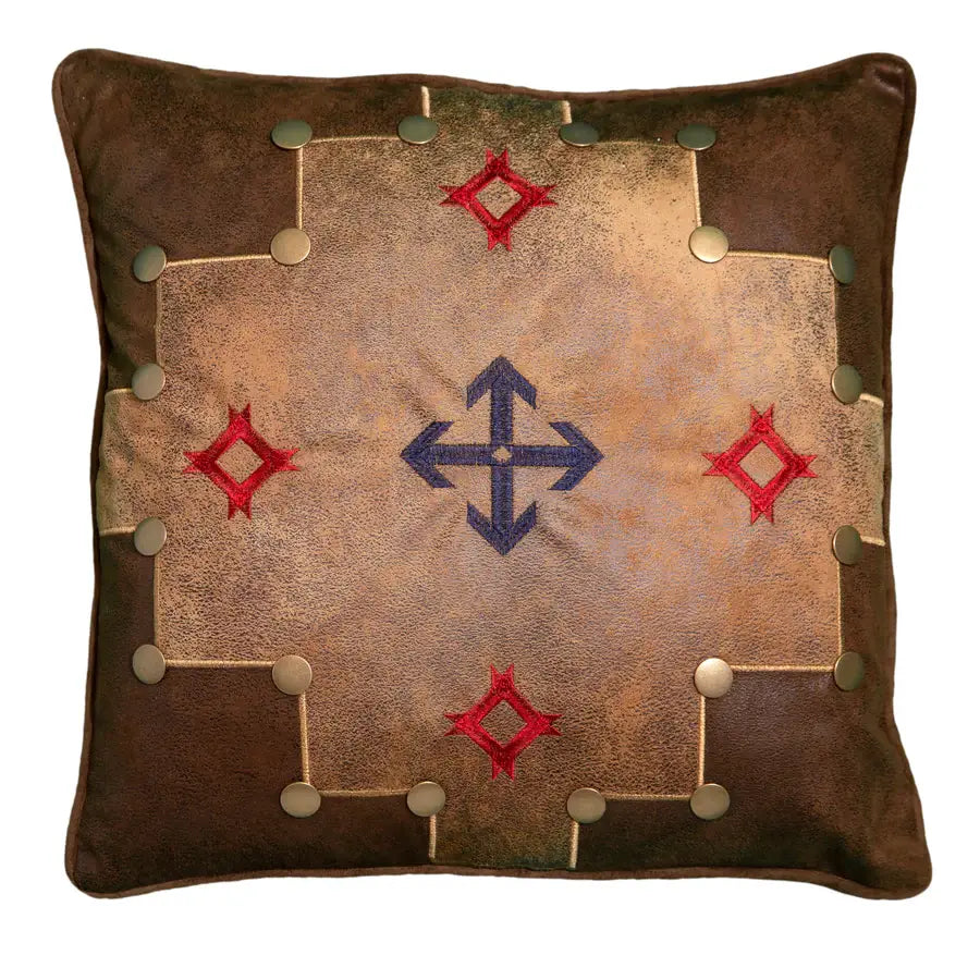 Wrangler Arrow and Rivets Pillow