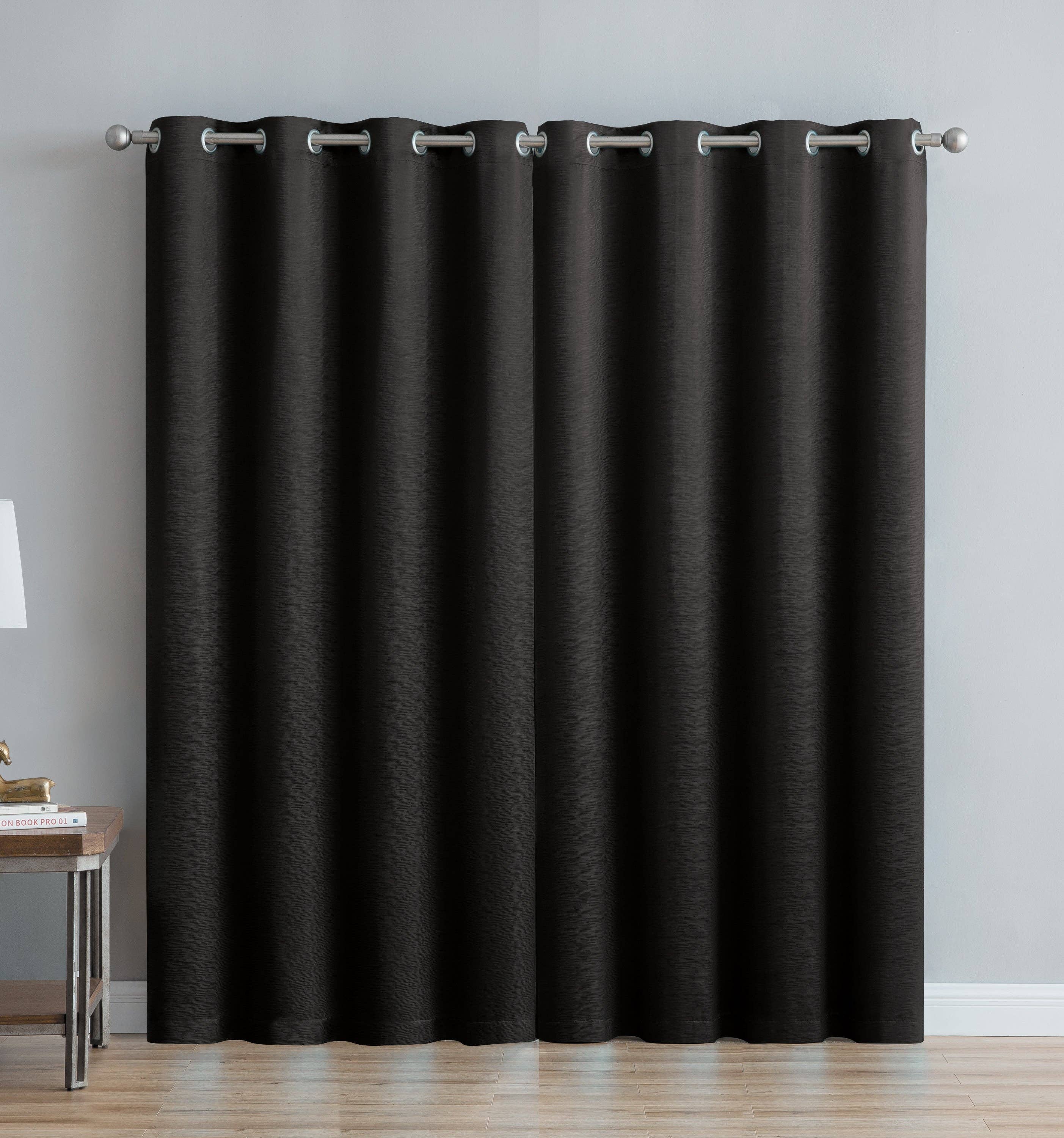 Abstract Grommet Top Thermal Insulated Blackout Window Curta