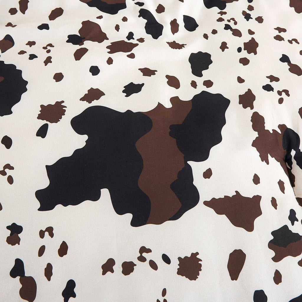 Rustic Cowhide Lodge Comforter Set - 5 Piece Set
