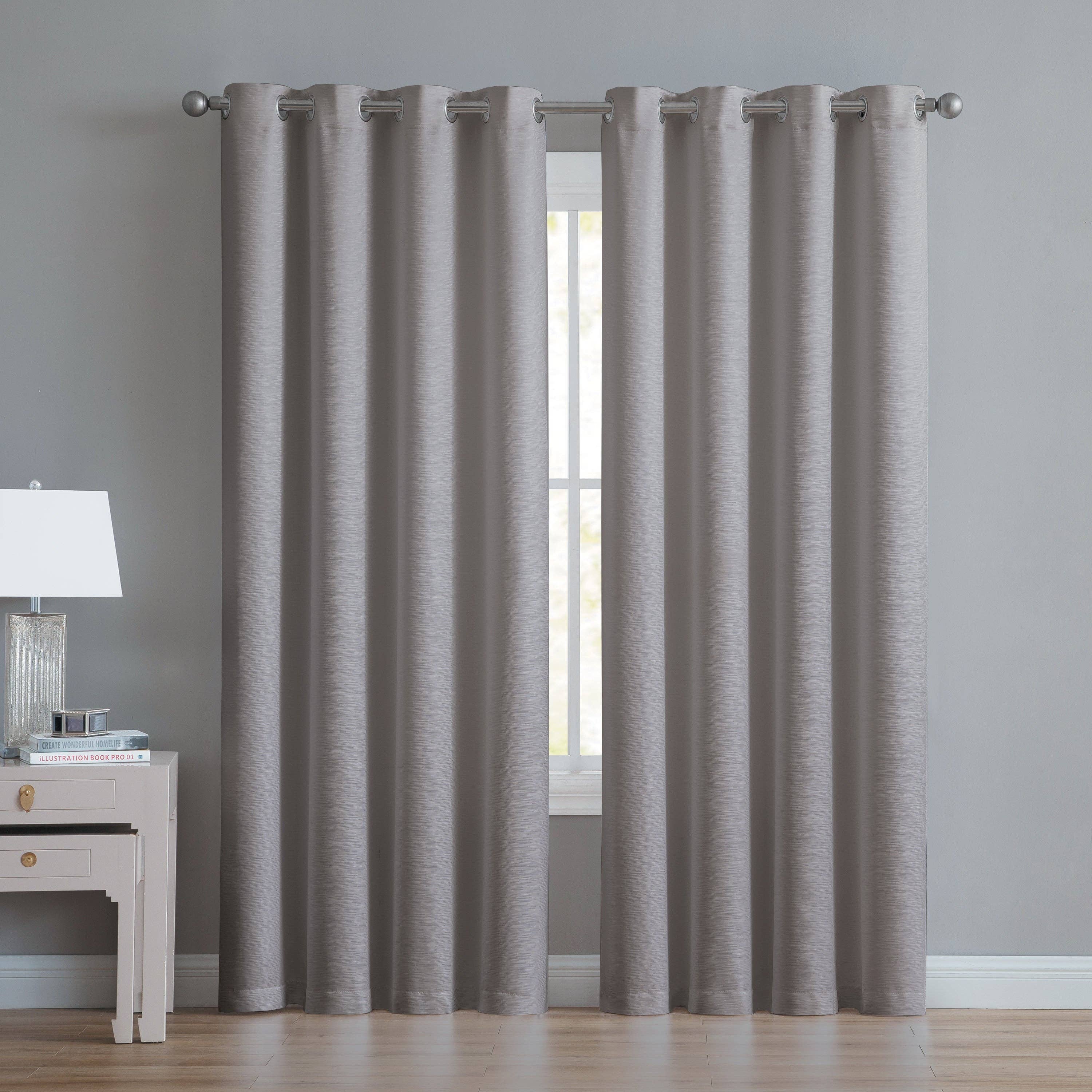 Abstract Grommet Top Thermal Insulated Blackout Window Curta