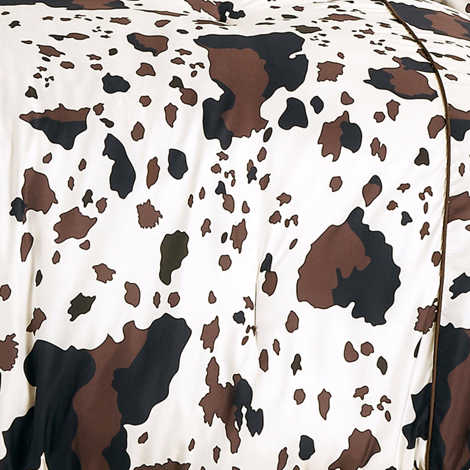 Rustic Cowhide Lodge Comforter Set - 5 Piece Set