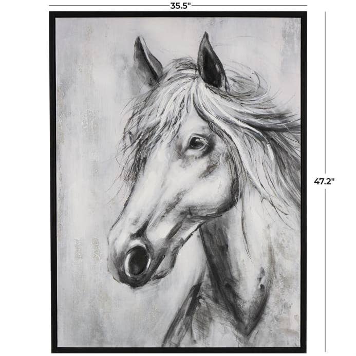 White Horse Canvas